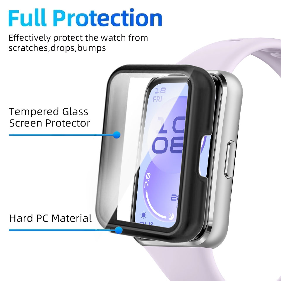 Tempered Glass+Case For Huawei - Smartwatch Watch Huawei ulasan dan harga