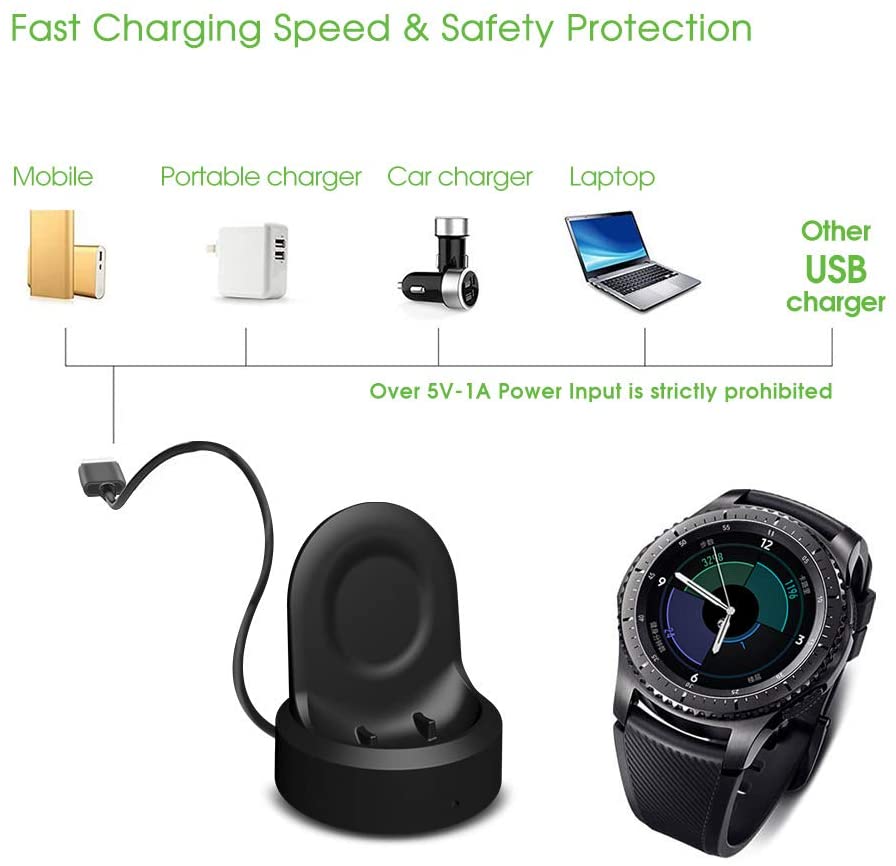 Wireless Fast Charger Base For - Watch R815 ulasan dan harga
