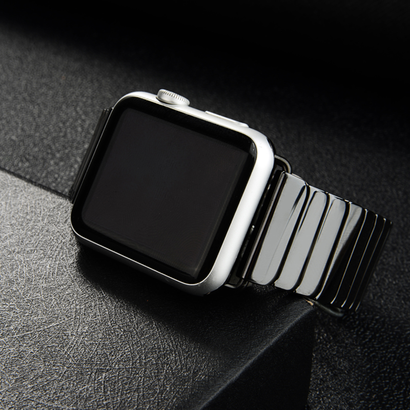 Ceramic Link bracelet for Appl - Smartwatch Luxury Watches For Women ulasan dan harga