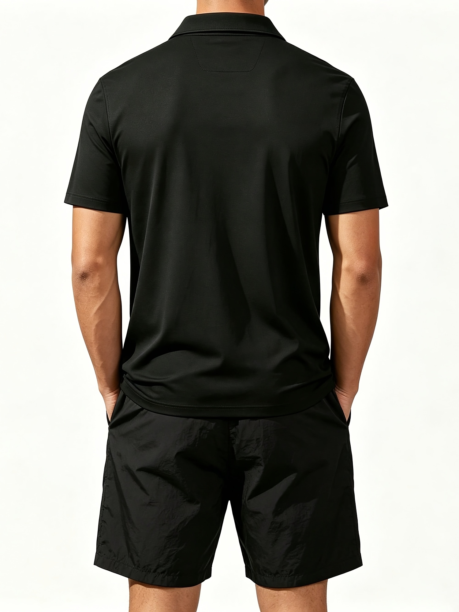 Men's Polo Shirt and Beach Sho - Watches Original ulasan dan harga