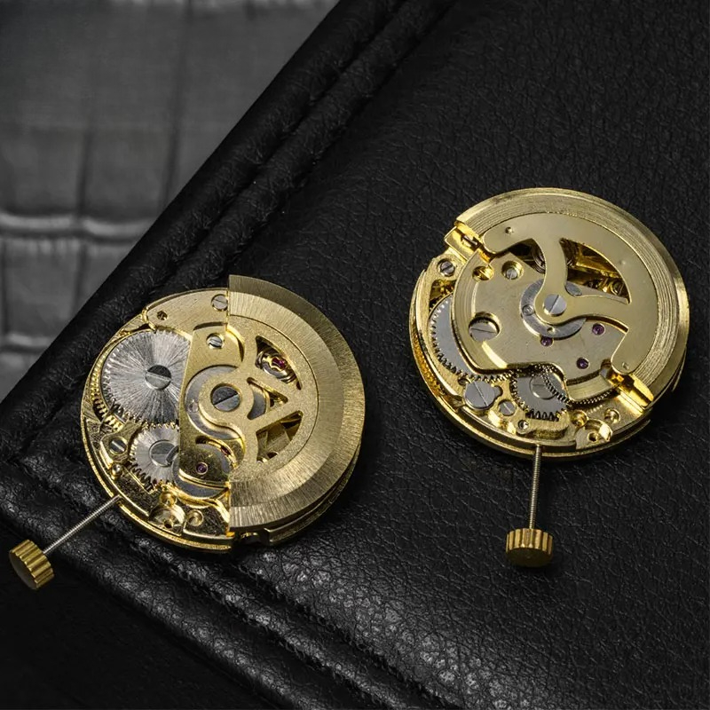 Gold Skeleton 27mm Watch Movem - Skeleton Mechanical Watch ulasan dan harga