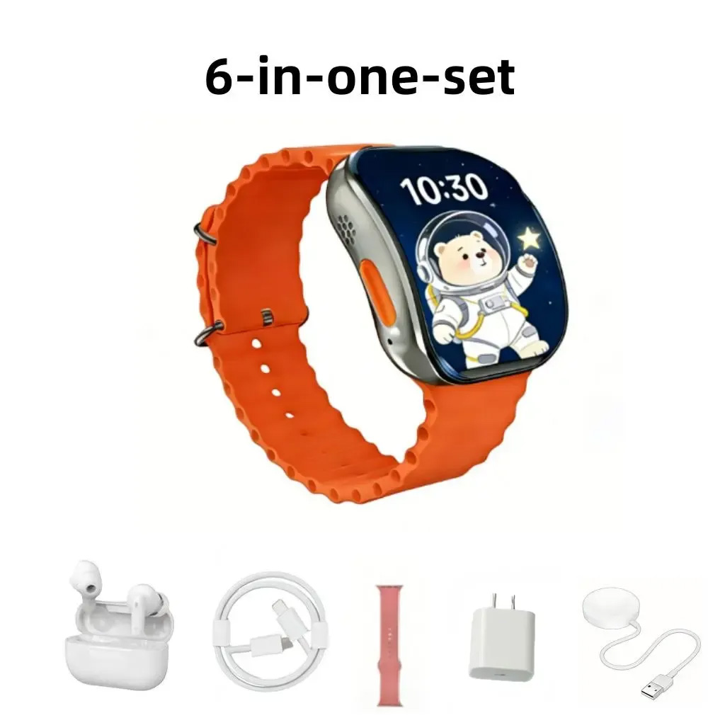 Premium 6-In-1 Smartwatch Set  - Smartwatch Premium Watches For Men ulasan dan harga