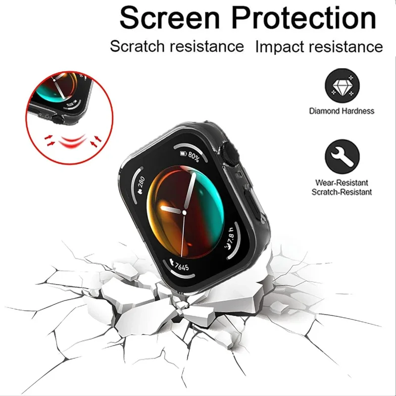 PC Case+Tempered Glass For Hua - Smartwatch Watch Huawei ulasan dan harga