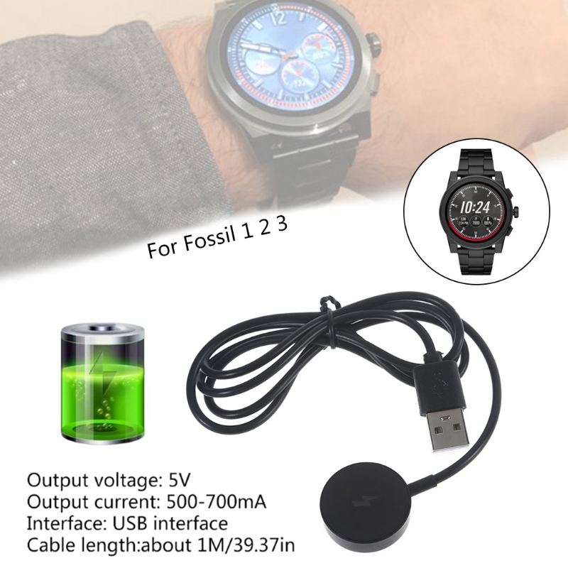 USB Watch Charger Adapter Smar - Fossil Watches Smartwatch Charger ulasan dan harga