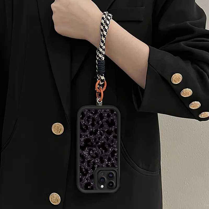 Black Spotted Leopard Hang Str - Samsung Galaxy Strap ulasan dan harga
