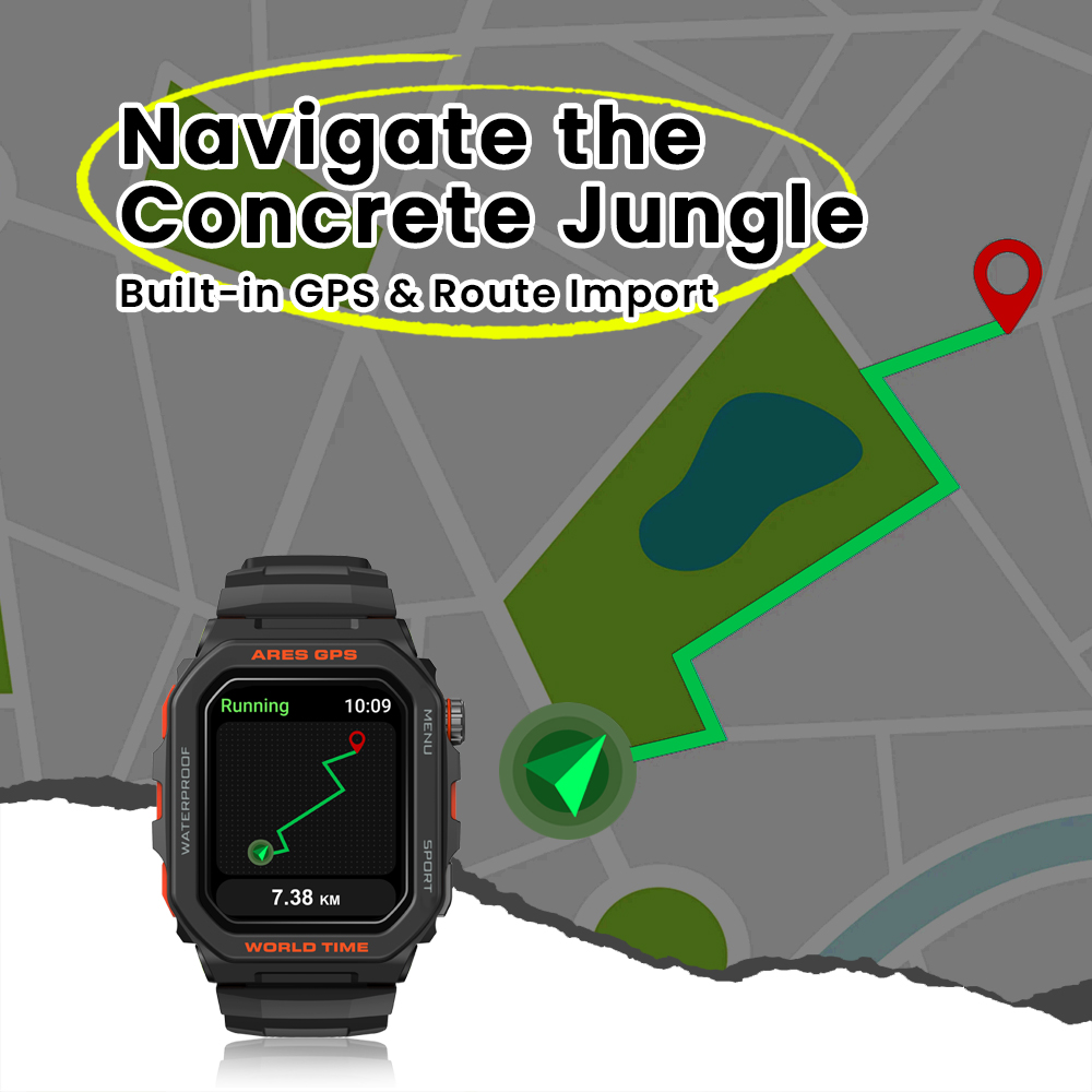 New Zeblaze Ares GPS Smart Wat - Watch Iwo ulasan dan harga