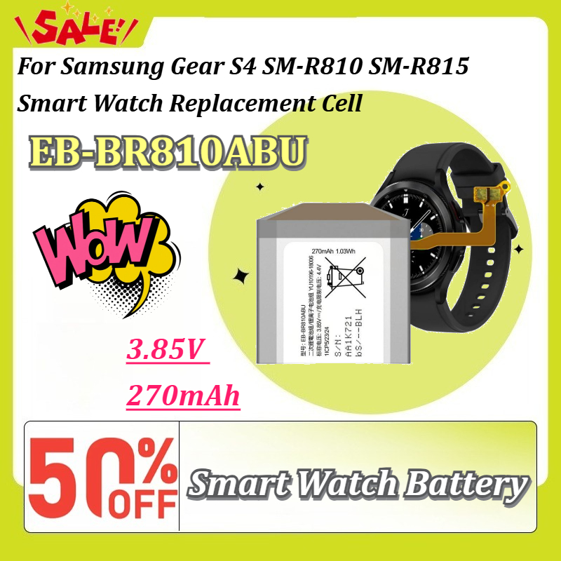 EB-BR810ABU 3.85V 270mAh Recha - Watch R815 ulasan dan harga