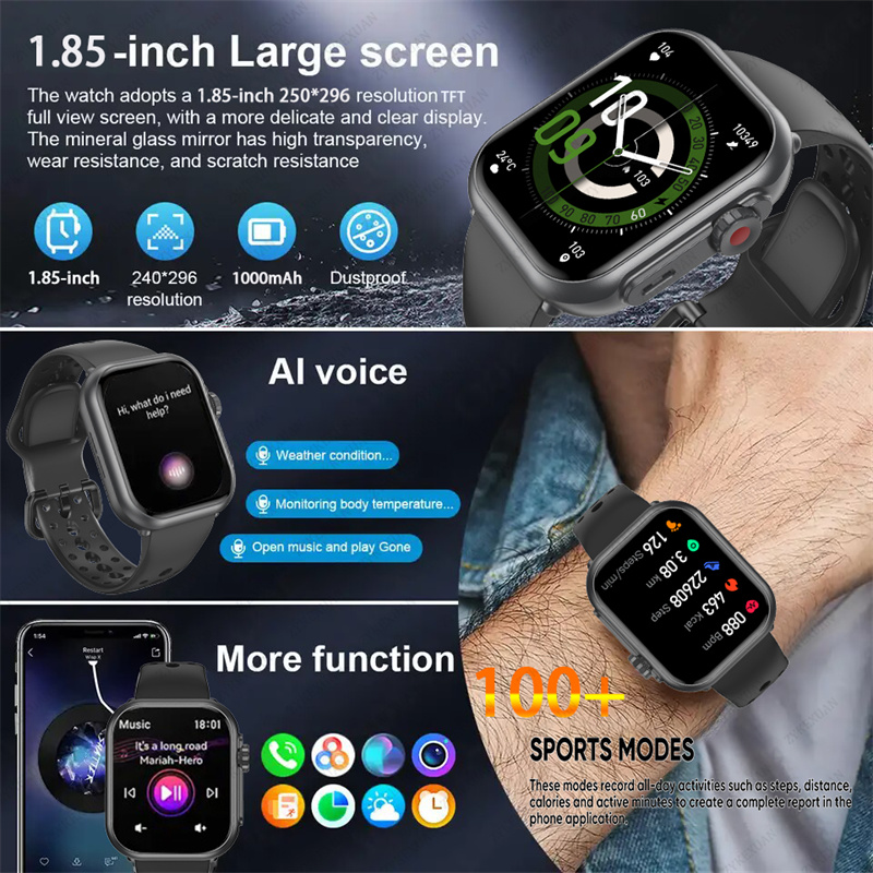 Watch Ultra K62 Men Women 1000 - Watch Esim ulasan dan harga
