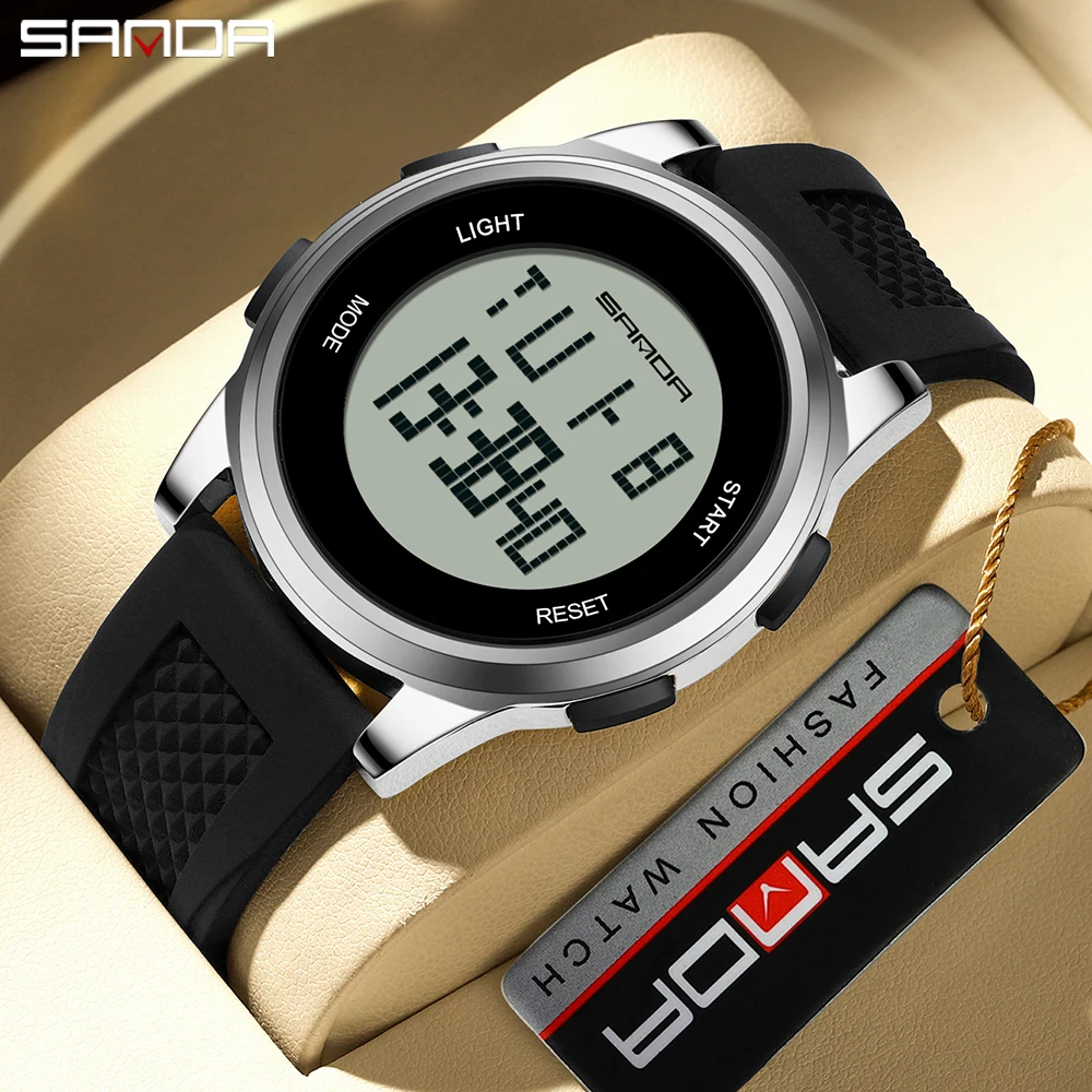 SANDA 9067 Digital Watch Men M - Smartwatch Army Watches For Men ulasan dan harga