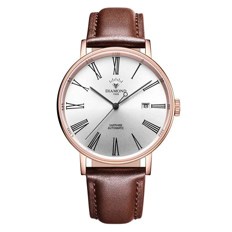 Shanghai Diamond  Men’s Fully  - Skeleton Mechanical Watch ulasan dan harga