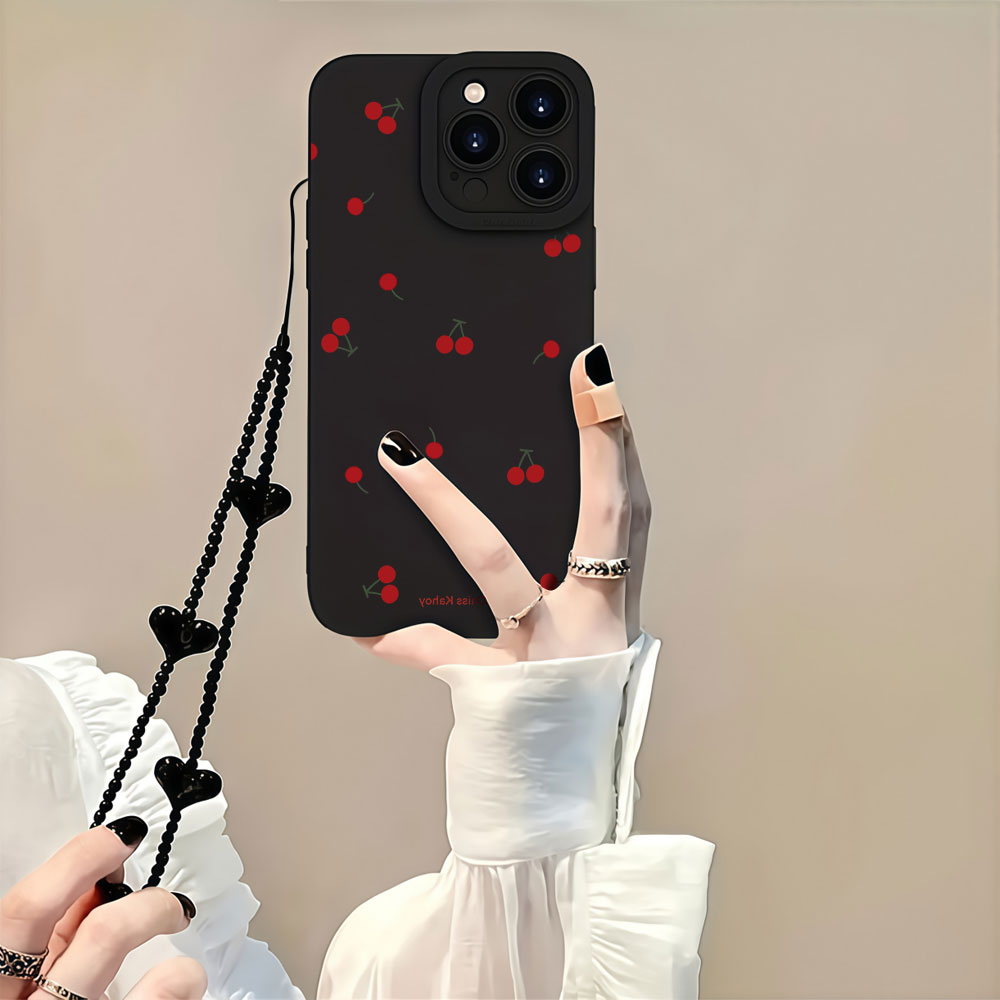With Strap Korean Cherry Phone - Samsung Galaxy Strap ulasan dan harga