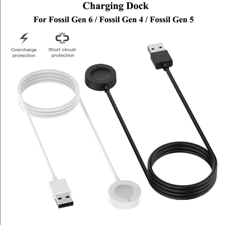 1M USB Magnetic Fast Charge Ch - Fossil Watches Smartwatch Charger ulasan dan harga