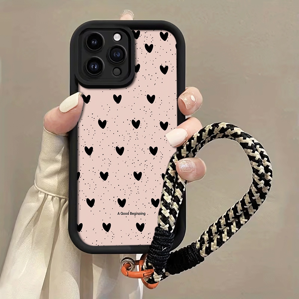 Ink Splattered Black Heart Han - Samsung Galaxy Strap ulasan dan harga